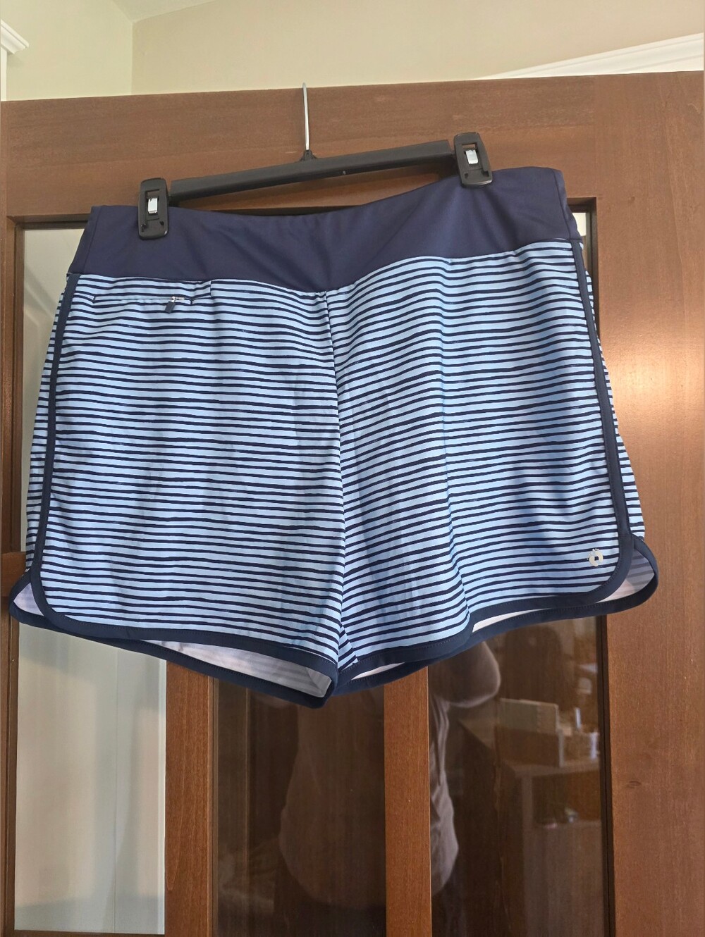 Hang Ten UV SPF 50+ Blue Striped Swim Shorts